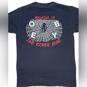 Obey Front and Back Spiderweb Graphic-Adult Small